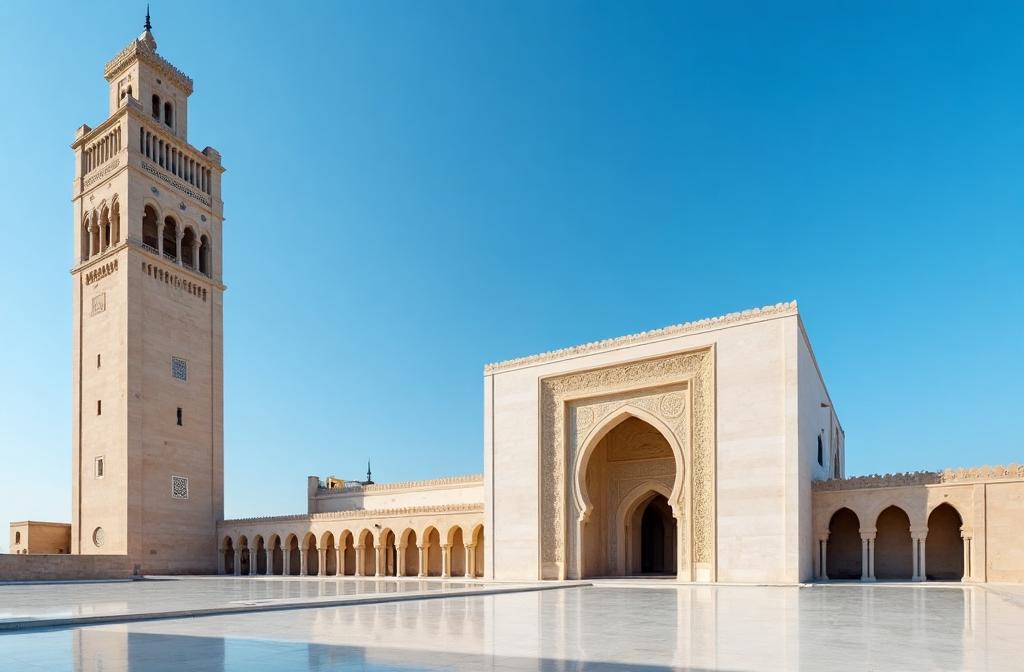 The elegant streets of Morocco's capital city