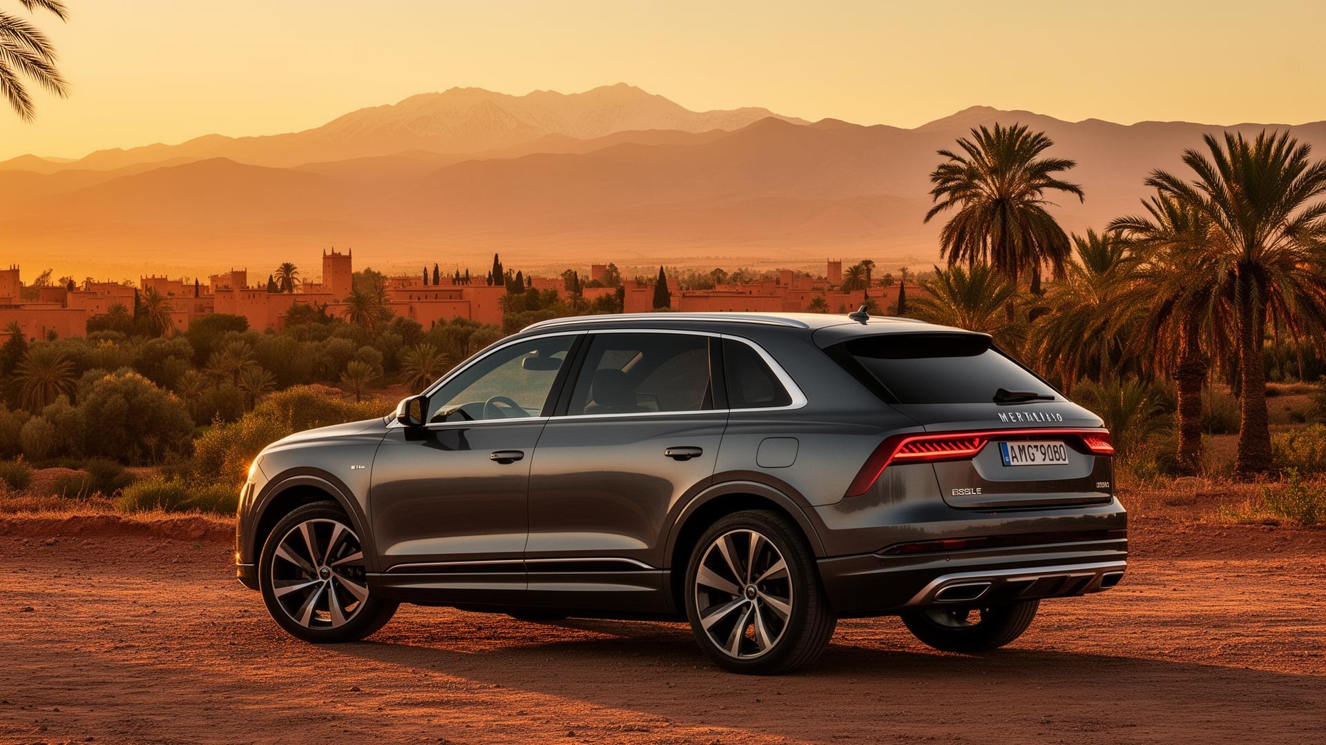 Luxury car in Morocco