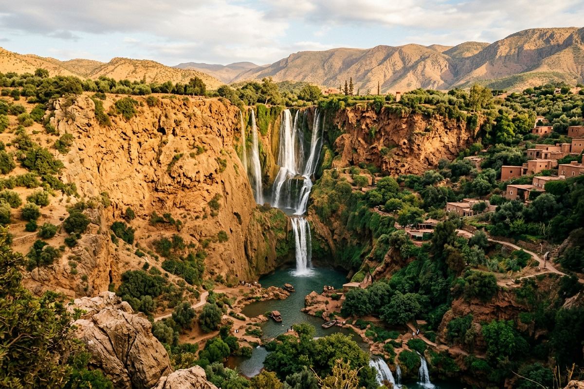 Ouzoud Waterfalls — Guide to the Atlas Mountains: Morocco's Roof
