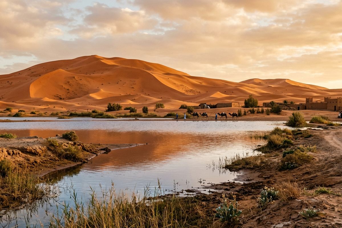 Dayet Srji Lake — Guide to Merzouga & the Erg Chebbi Dunes